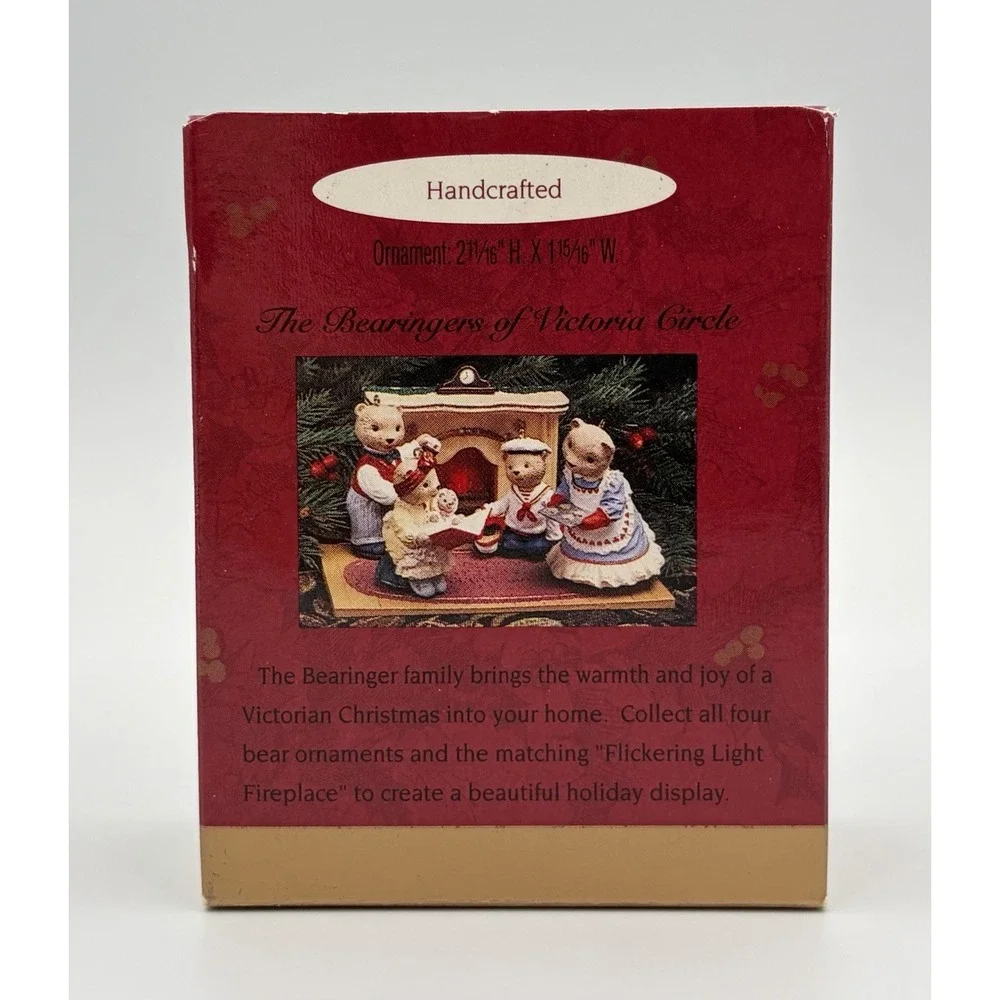 1993 Hallmark Keepsake Ornament Papa Bearinger Bear The Bearingers Vintage
